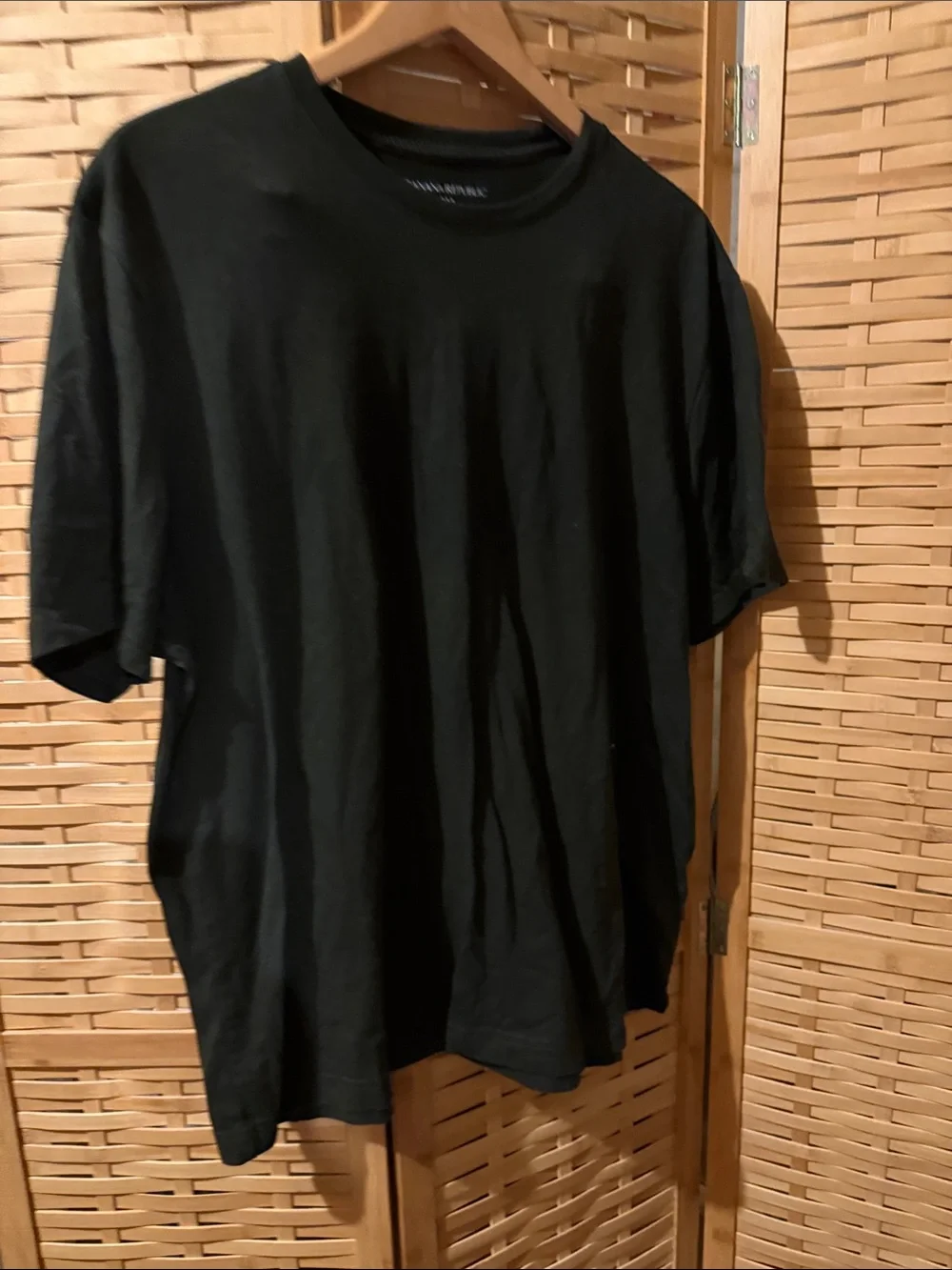 Banana Republic Black Short-Sleeve Crewneck T-Shirt